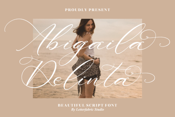 Abigaila Delinta: A Luxurious Script Font for Editorial Design