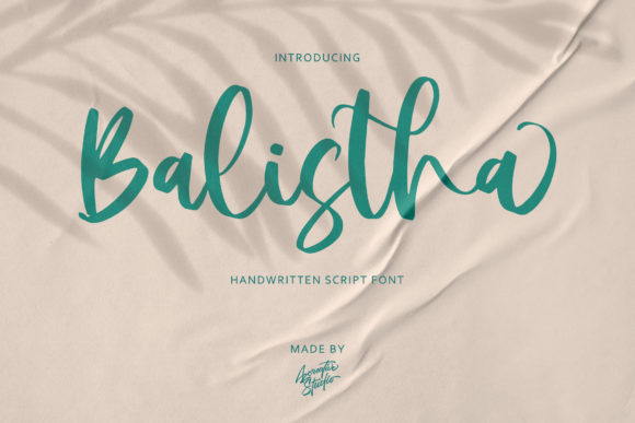 Balistha: A Luxurious Script Font for Your Brand
