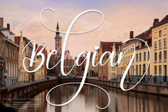 Belgian: A Refined Script Font for Editorial Elegance