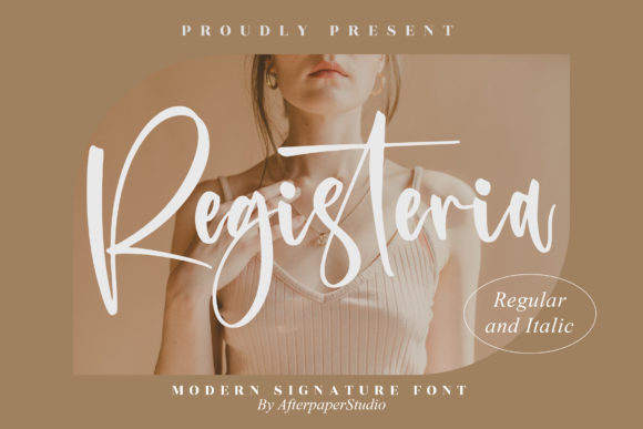 Bring Your Creations to Life with the Elegant Registeria Font