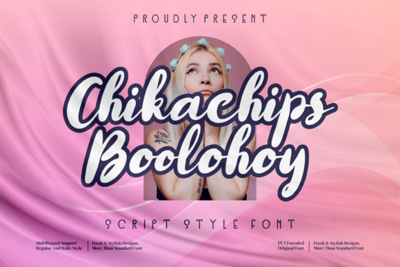 Chikachips Boolohoy Font for Handmade Creations