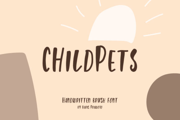 ChildPets: A Chic Handwritten Font for Web Design