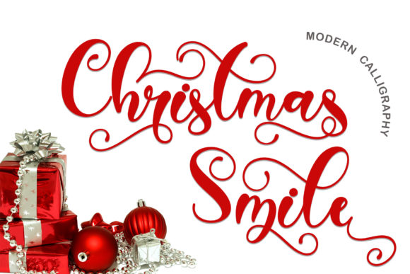 Christmas Smile Font for Festive Editorial Design