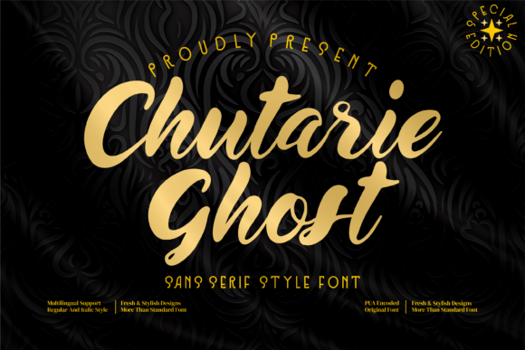 Chutarie Ghost: A Font That Elevates Brand Identity