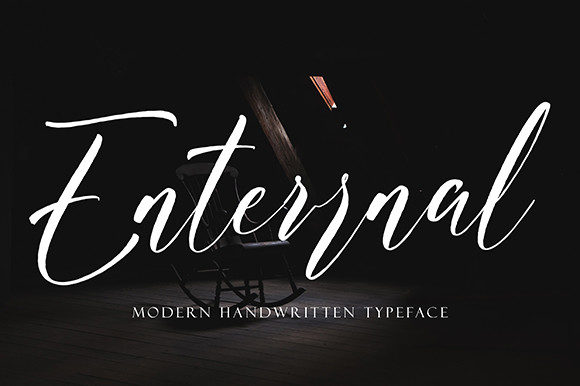Enterrnal: A Stylish Script Font for Modern Web Design