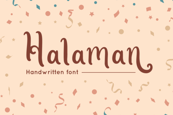 Halaman: A Handwritten Font for Editorial Design