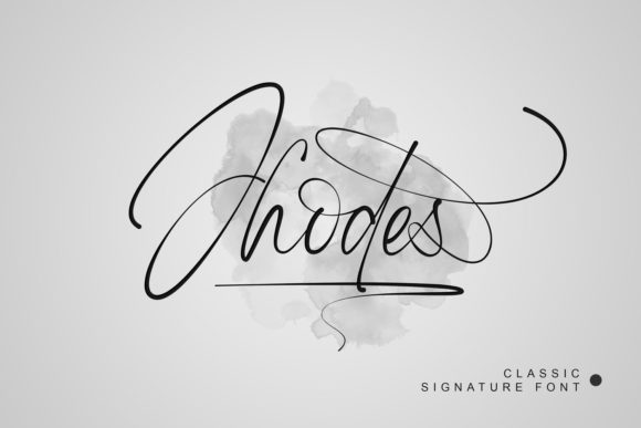 Jhodes: A Graceful Script Font for Modern Campaigns