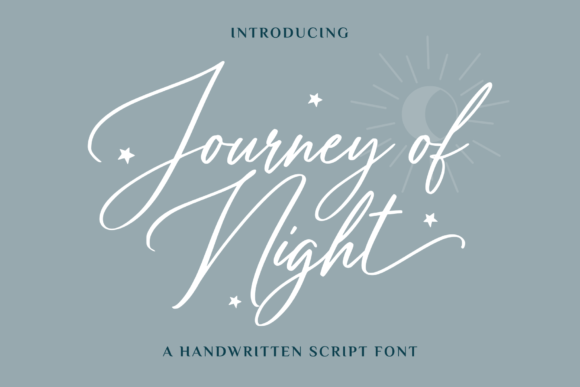 Journey of Night Font for Web Design