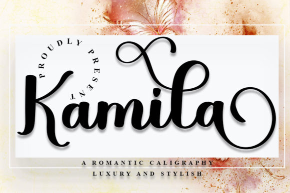 Kamila: A Graceful Script Font for Creative Makers
