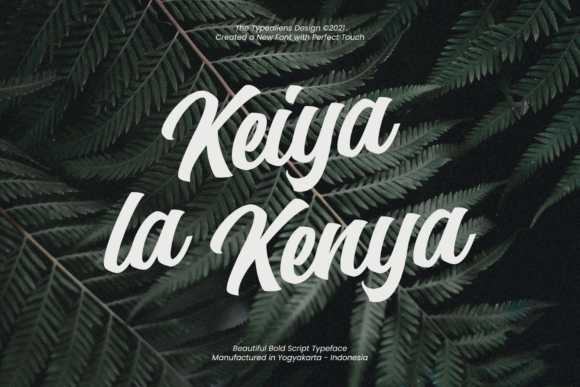 Keiya La Kenya: A Bold Handwritten Font for Web Design
