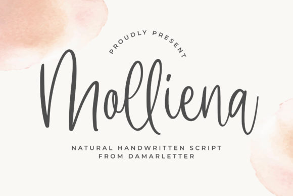 Molliena: A Handwritten Script Font for Web Design