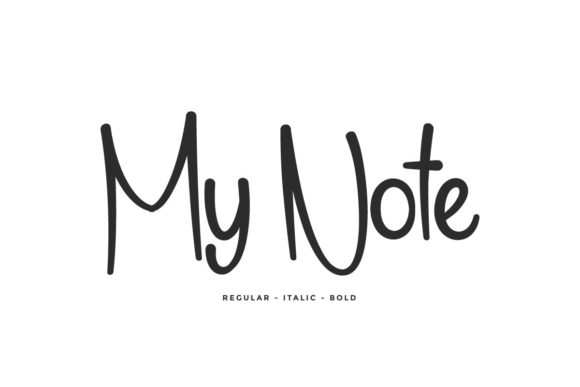 My Note: A Chic Script Font for Small Business Branding