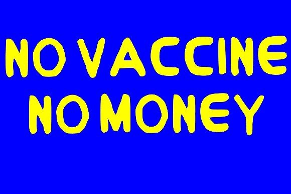 No Money, No Vaccine Font for Handmade Creations