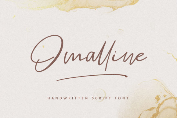 Omalline: A Luxurious Script Font for Handmade Creations