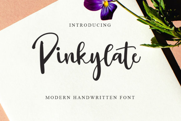 Pinkylate: A Chic Handwritten Font for Creative Branding