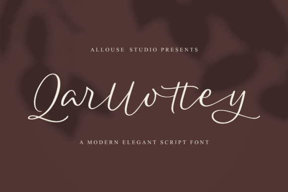 Qarllottey: A Refined Script Font for Web Design