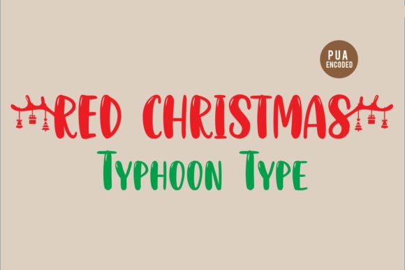 Red Christmas Font Review: A Festive Handwritten Typeface