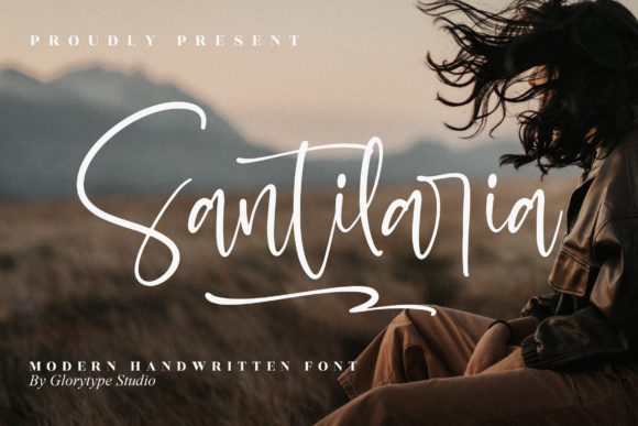 Santilaria: A Timeless Script Font for Handmade Creations